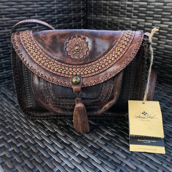 🆕❗️Patricia Nash NWT Leather Crossbody Bag - Picture 2 of 10